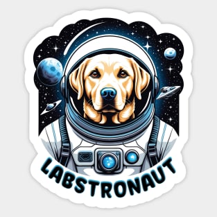 Labstronaut - Labrador in Space Sticker